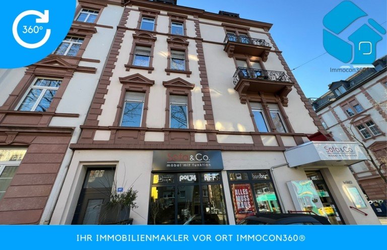 Immocon360� Ihr Immobilienmakler in Butzbach Frankfurt Etagenwohnung Sch�ne 5-ZKB Altbauwohnung im 1. OG in Frankfurt-Sachsenhausen!