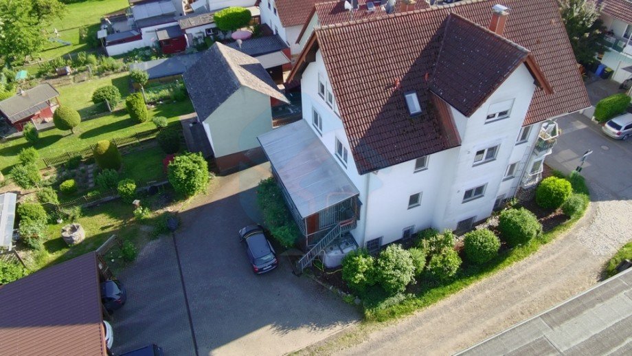 Luftaufnahme Mehrfamilienhaus W�lfersheim / Wohnbach