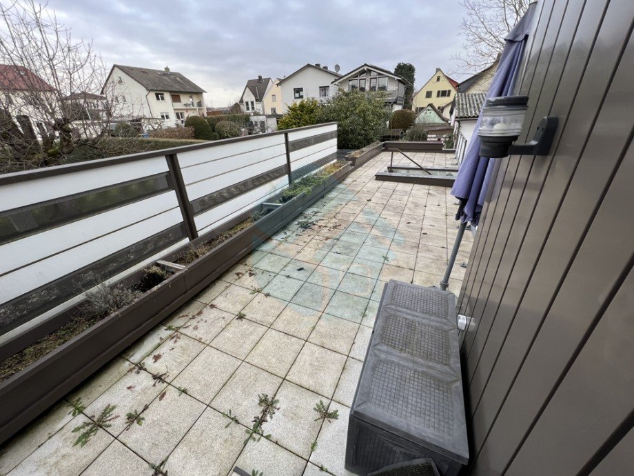 Terrasse Dachgeschosswohnung Bad Nauheim