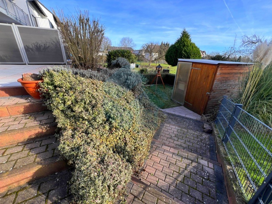 Gartenansicht Reihenendhaus W�lfersheim / S�del