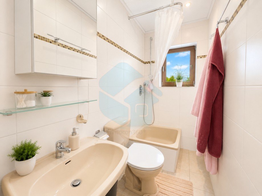 Bad 1 Maisonettewohnung Butzbach / Kirch-G�ns