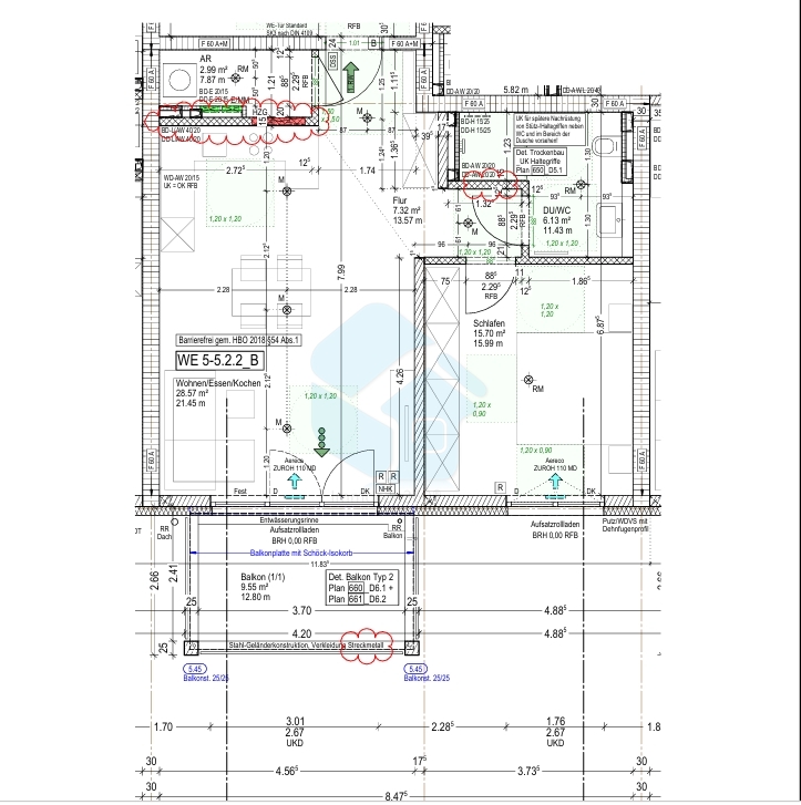 Grundriss Etagenwohnung Hattersheim