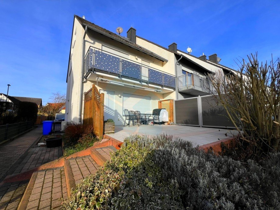 Ansicht hinten Reihenendhaus W�lfersheim / S�del