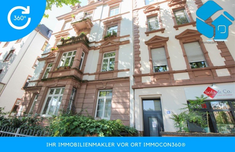 Immocon360� Ihr Immobilienmakler in Frankfurt am Main Sachsenhausen Frankfurt Etagenwohnung Sch�ne 5-ZKB Altbauwohnung im 1. OG in Frankfurt-Sachsenhausen!