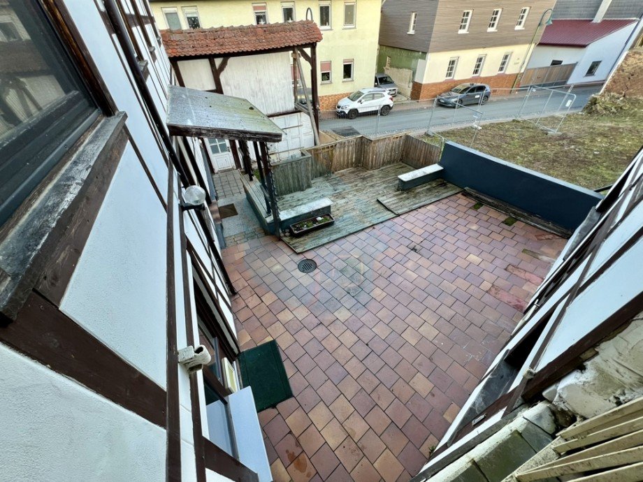 Ansicht zum Innenhof vom OG Einfamilienhaus Butzbach / Hoch-Weisel