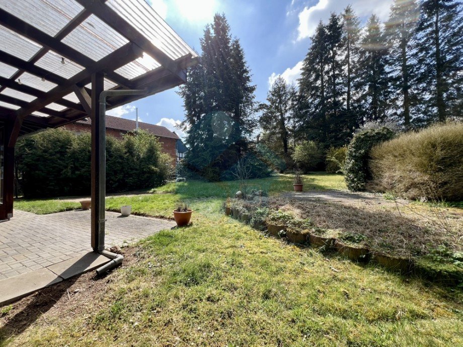 Gartenansicht Bungalow Waldsolms / Brandoberndorf