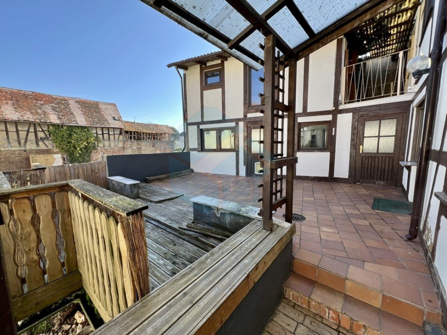 Ansicht zur Terrasse Einfamilienhaus Butzbach / Hoch-Weisel