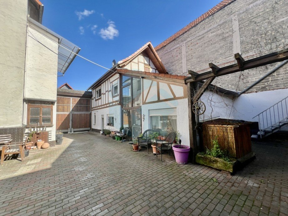 Hof Ansicht 2 Einfamilienhaus W�lfersheim / Wohnbach