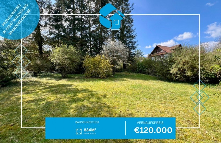 Immocon360� Ihr Immobilienmakler in Waldsolms-Brandoberndorf Wohngrundst�ck Waldsolms / Brandoberndorf