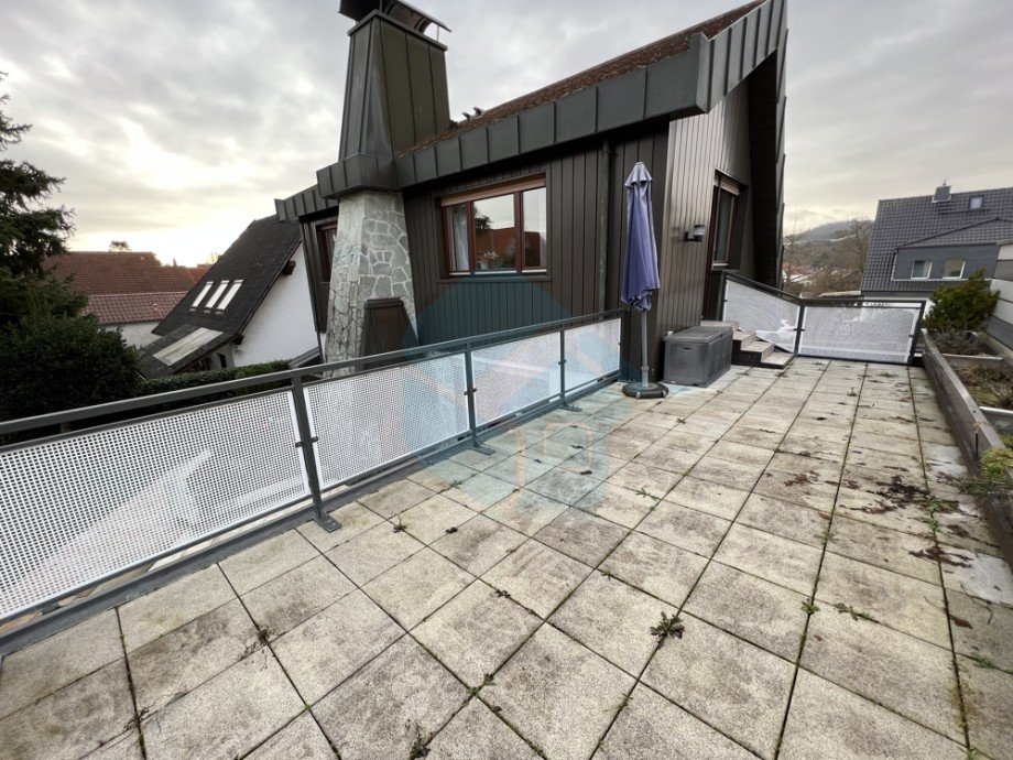 Terrasse Dachgeschosswohnung Bad Nauheim
