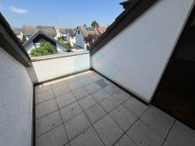 Loggia Ansicht 2 Sch�ne, freundliche DG-Wohnung in Nieder-M�rlen! (Sonstige Angaben beachten)