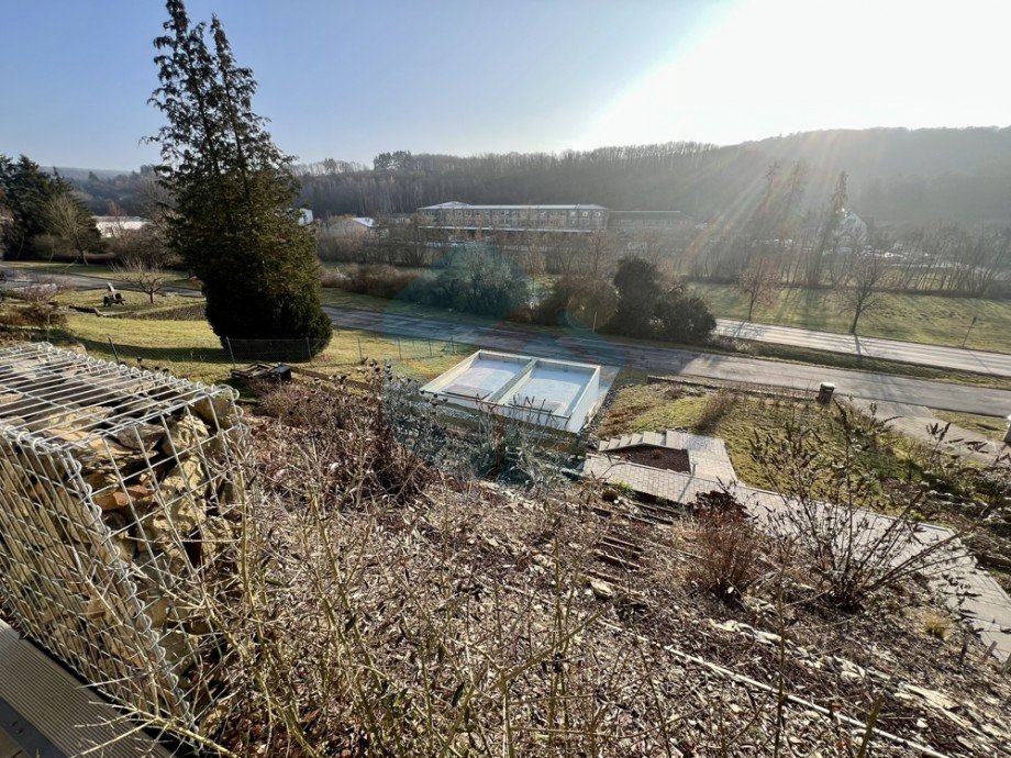 Ansicht von der Terrasse Bungalow Waldsolms / Brandoberndorf