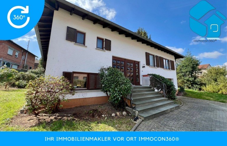 Immocon360� Ihr Immobilienmakler in Butzbach Waldsolms / Brandoberndorf Bungalow +Provisionsfrei+Sch�nes EFH mit optionalem Baugrundst�ck in Waldsolms-OT!