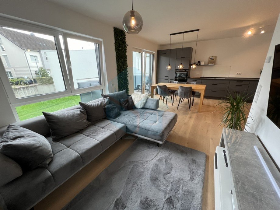 Wohnzimmer Ansicht 3 Etagenwohnung Karben