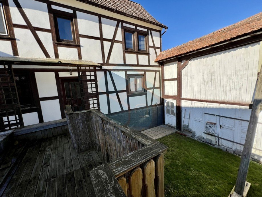 Ansicht zum Hoftor Einfamilienhaus Butzbach / Hoch-Weisel