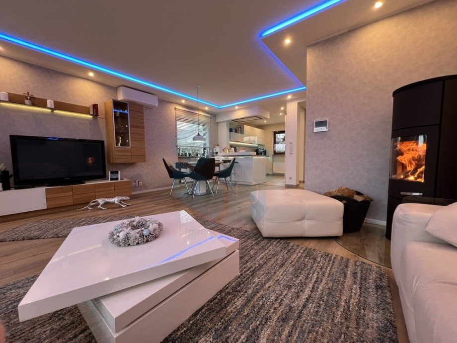Wohnzimmer 1 Reihenendhaus W�lfersheim / S�del
